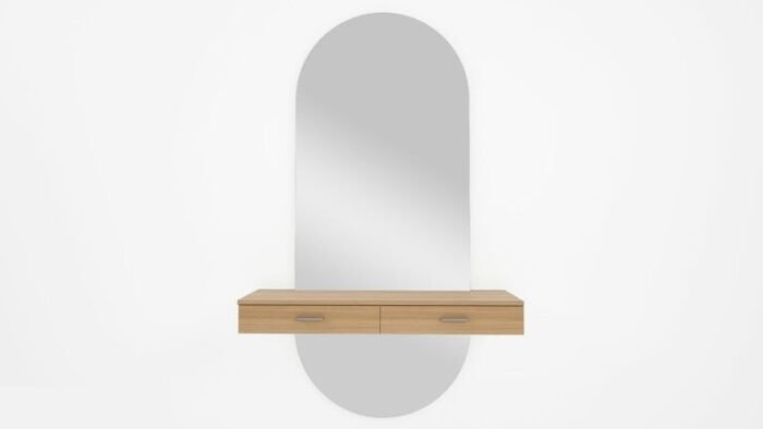 تسريحة مع مراية عرض 120cm