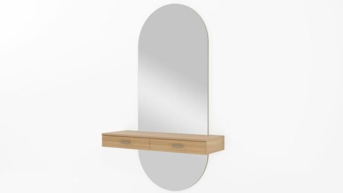 تسريحة مع مراية عرض 120cm